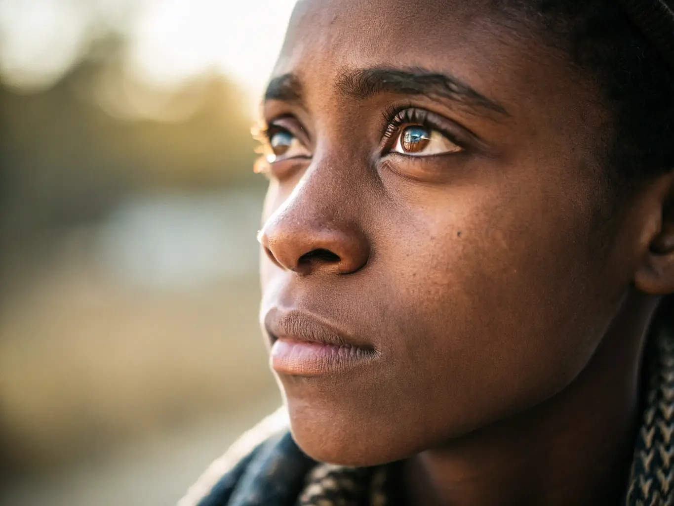 A detailed portrait of a person with a thoughtful expression, rendered in a realistic style. The artwork captures the subject's personality and inner emotions.